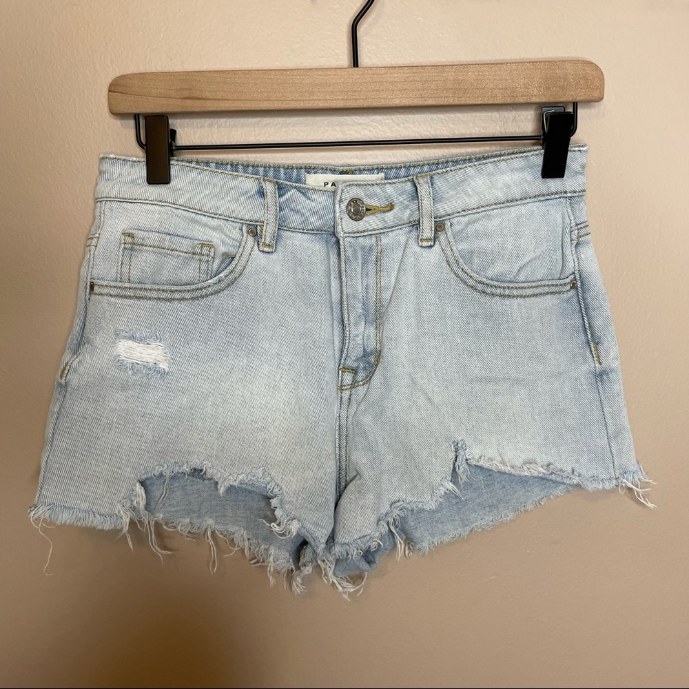 Pacsun Acid Wash High Rise Denim Shorts